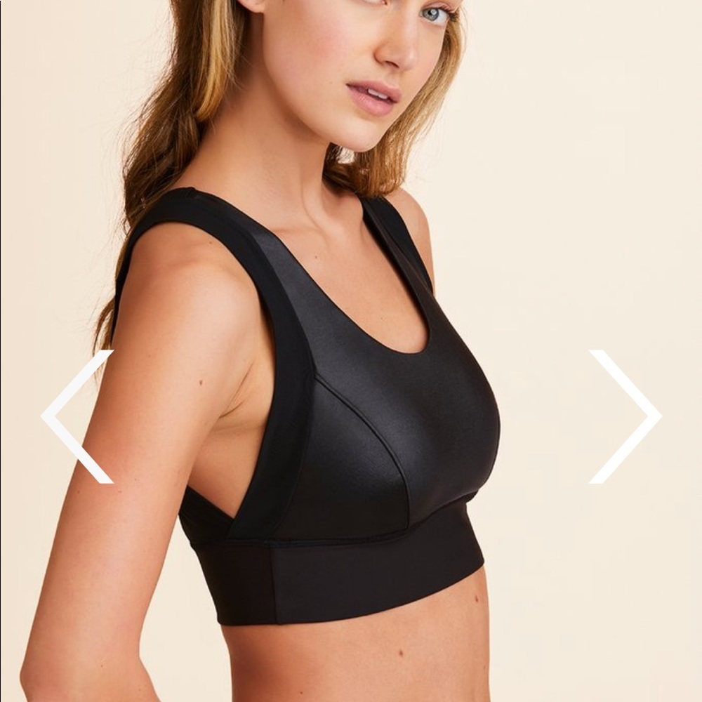 Alala Size Small Black Love Sports Bra